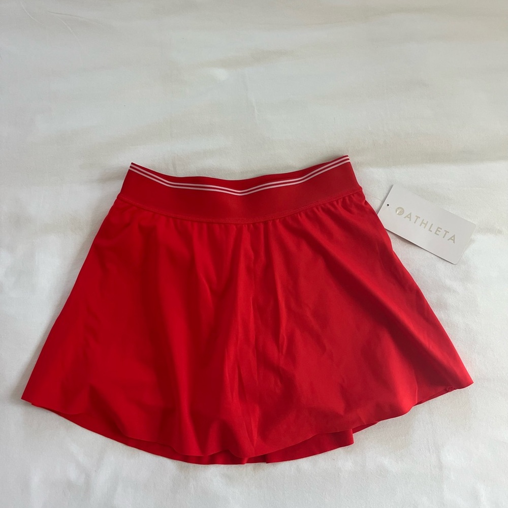 Athleta Red Skirt